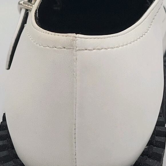 Stella McCartney White Zebra Print Mules Platform Size 37 - Picture 9 of 15